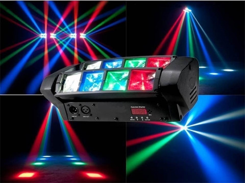 Imagen 1 de 1 de Luz Led Robotica Spider 4 En 1 Colores Dmx/alquiler