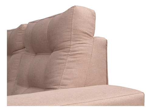 Sofá Antu 3 Cuerpos Felpa Beige