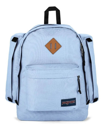 Mochila Jansport Casual Escolar Lap Top Field Pack Color Azul claro Diseño de la tela Liso