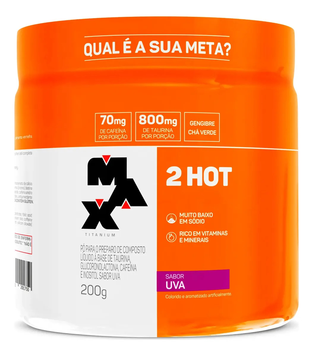 Termogênico Max Titanium 200g Ultimate 2Hot Uva