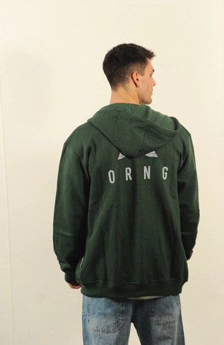 Campera Canguro Orgn Zip Hood Hombre Shop Senise Surf