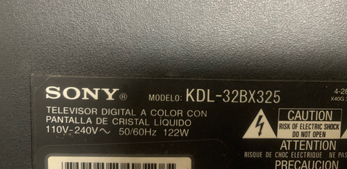 Flex De Main A Display Sony Kdl-32bx325 (Usado)