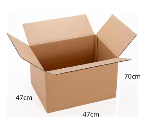 Caja De Carton Corrugado Fefco 0201 1c6.0 47*47*70cm