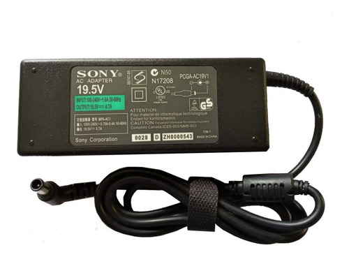 Cargador Notebook Sony Vaio 19.5v 4.7a 90w Nuevo Sin Cable Power