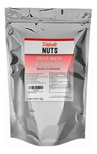 Fruta Mixta Deshidratada 1kg Excelente Calidad Frutos Secos