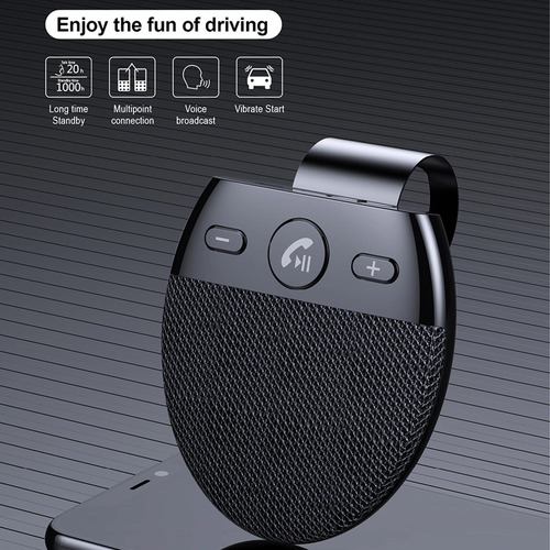 Altavoz Bluetooth Para Coche Sonido Claro Para Llamadas