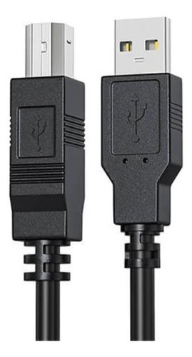 Cabo Para Impressora - Usb A / Usb B 2.0 - 1m - Hp Cor Preto