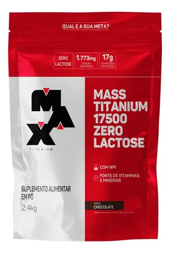 Max Titanium Mass Titanium 17500 Zero Lactose - Suplemento Em Pó ...