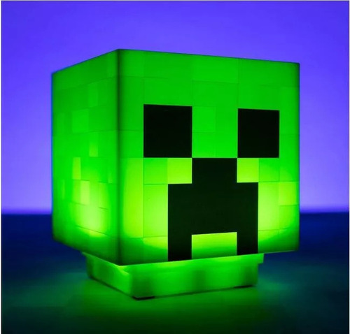 Lámpara Minecraft Creeper Con Usb