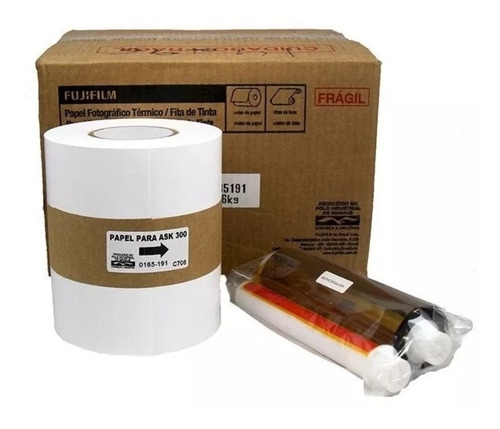 Kit Impresión 800 Copias 10x15 Y Ribbon Fujifilm Ask 300