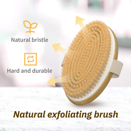 Cepillo Corporal Metene 2 Unidades Exfoliante Y Masaje Color