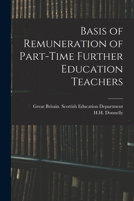 Libro Basis Of Remuneration Of Part-time Further Educatio...