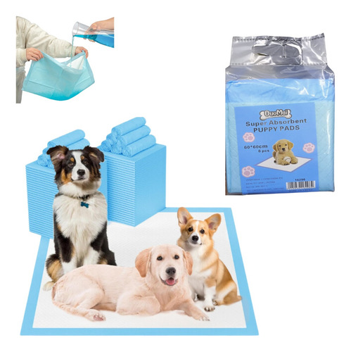 Tapete Protector Grande Perros 3 Packs De 6 Piezas Cada Uno.