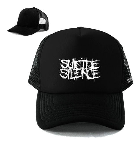 Gorra Con Malla Suicide Silence Logo Metal Rock Banda Phg