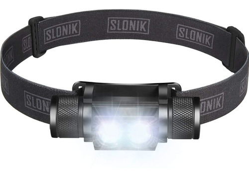  Linterna Frontal  Slonik Led Cree Recargable De Mil Lumenes