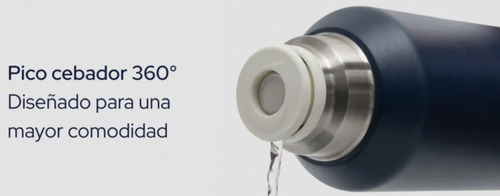 Termo Bremen 1 Litro Acero Inox 24 Hs Tapa Magnetica 8201 Verde Claro