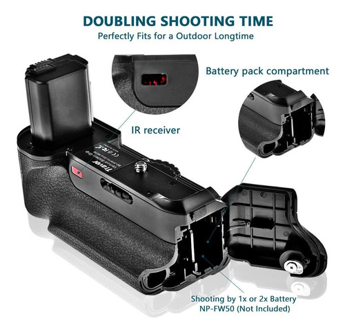 Battery Grip Para Sony A6000 A6100 A6300 A6400