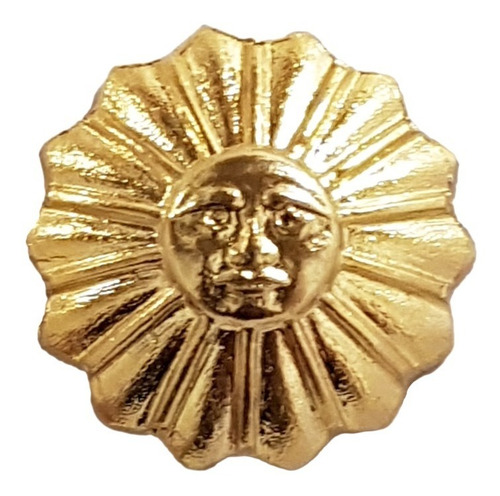 Distintivo Sol Metálico Oficial Jefes Ejército Argentino