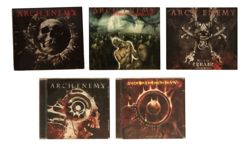 Arch Enemy Pack 5 Cd´s (titulos En La Descripción)