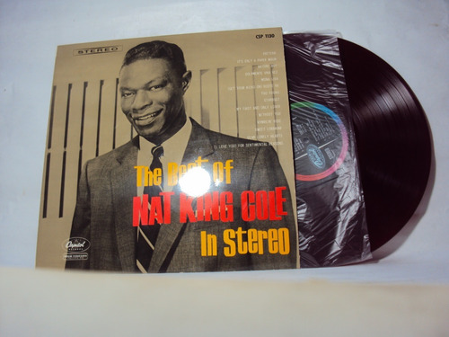 Vinilo Lp 71 The Best Of Nat King Cole In Stereo Lp Rojo