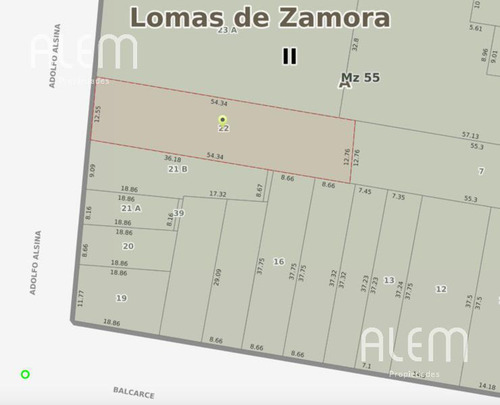 Terreno - Lomas De Zamora Este