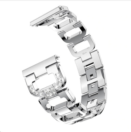 Imagen 1 de 4 de Correa Extensible Galaxy Watch Active 42mm Eslabon Diamantes