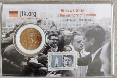 Moneda Conmemorativa De Kennedy