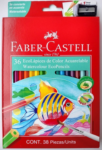 Colores Acuarelables Faber Castell X36 Colores Faber Castell