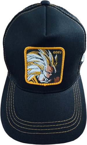 Jockey Snapback Dragon Ball Z Gorro Niño Goku Saiyajin 3