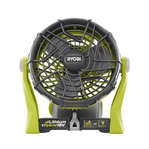 Ventilador Portatil Ryobi A Batería 18v Sólo Ventilador