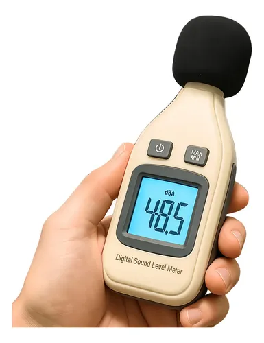 Decibelimetro Profissional Digital Mede Som E Rúido 127/220v