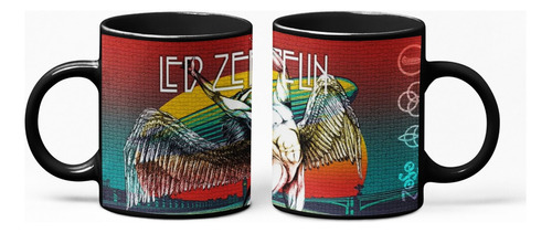 Taza Mágica De Led Zeppelin - Bandas De Rock 01