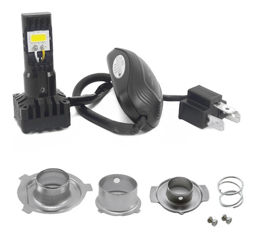 Imagem 1 de 3 de Lampada 2 Led Farol Nxr 150 Bros Crypton / Neo 115 Bi Xenon