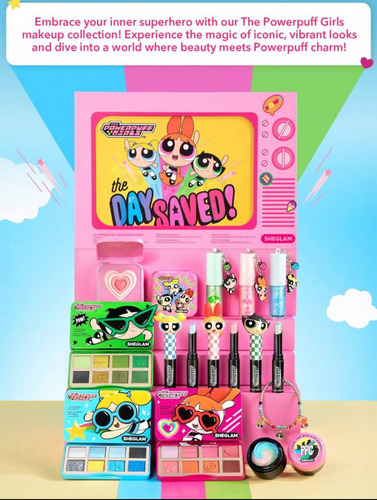 Sheglam Set De Maquillaje Las Chicas Superpoderosas