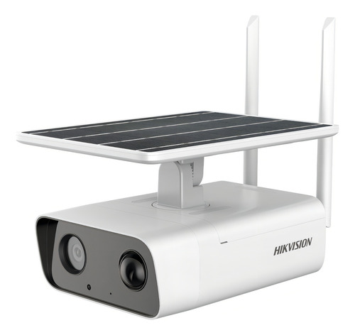 Camara De Seguridad Ip 4g Panel Solar 4mpx 4mm Hikvision Blanco