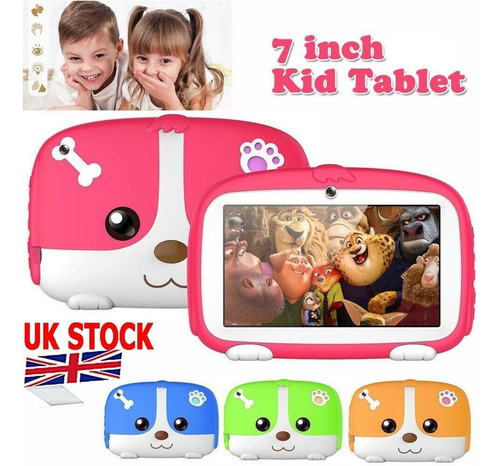 Tablet Pc Para Niños Con Bluetooth, Android, Cuatro Núcleos,