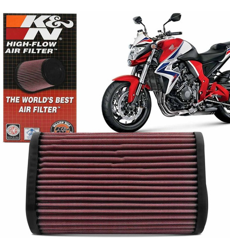 Filtro Ar K&n Ha-1009 Cb1000r Cb 1000 R 2012 2013 2014 2015