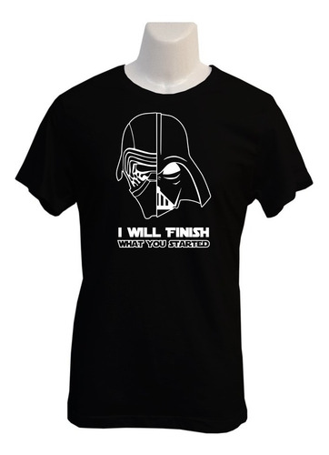 Imagen 1 de 2 de Polera Kylo + Dark Vader - Star Wars Lado Oscuro - Polo