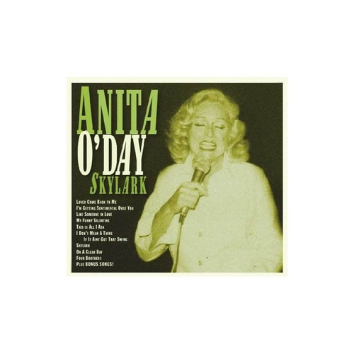 O'day Anita Skylark Digipack Usa Import Cd Nuevo