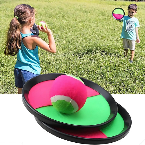 Jogo De Praia Brinquedo Pega Bolinha Raquete Ar Livre Atividade Física