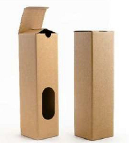 Cajas Cartón Microcorrugado Para Vino (7.5x7.5x32cm) X100un