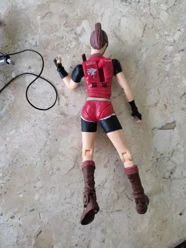 Action Figure Claire Redfield E Zombie Cop Resident Evil 2