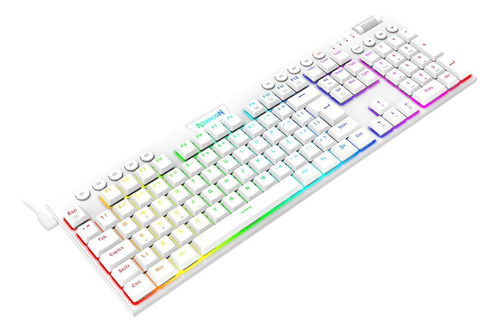 Teclado Mecânico Gamer Redragon Horus Rgb Switch Marrom