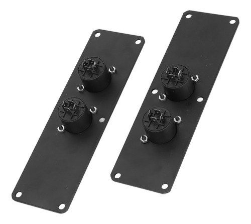 Placa De Altavoz: Conector Metálico De Hierro, Conector Dobl