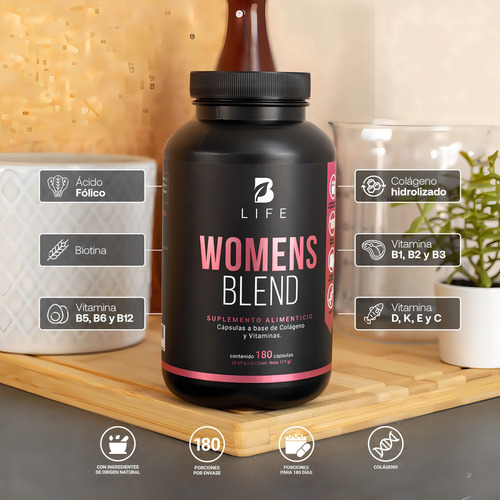 Multivitamínico Para Mujer Mayor De 40 Años 180 Cáps B Life - Womens mult matur3