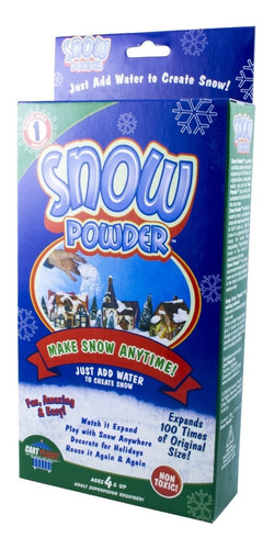Nieve Mágica Instantánea Snow Powder 5 Pzas