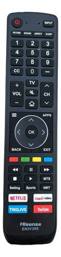 Control Remoto Original Hisense Pantalla Smart Tv 4k En3v39h