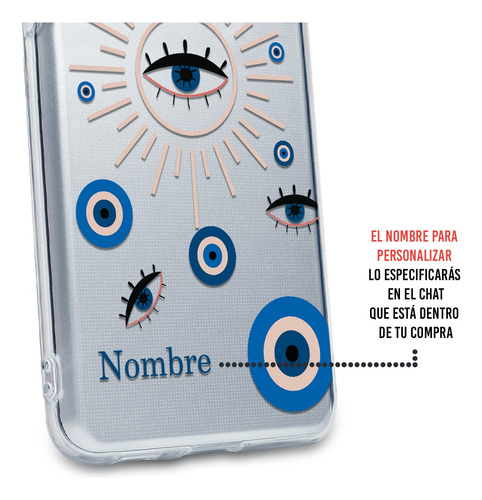 Funda Para Realme Ojos Turcos Personalizada Con Nombres