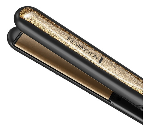Plancha De Cabello Remington S6501 410°f 1pu Digital Smooth Color Negro y Dorado