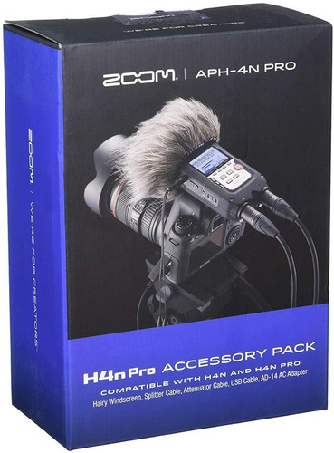 Imagen 2 de 2 de Zoom Aph-4n Pro Kit De Accesorios Para Grabador Zoom H4n Pro
